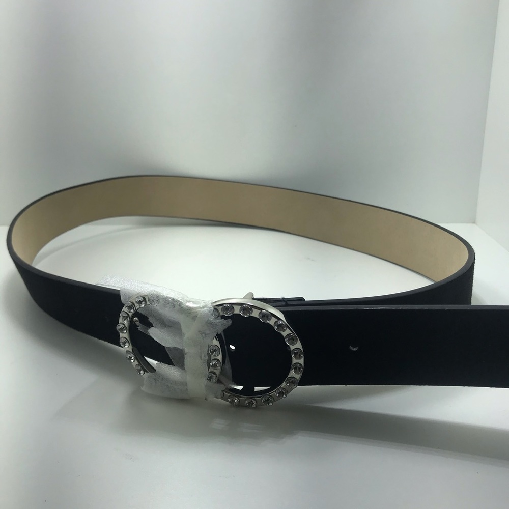 New Ladies Belt with Bling Bling Black size Med.